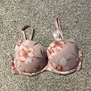 Pink bra